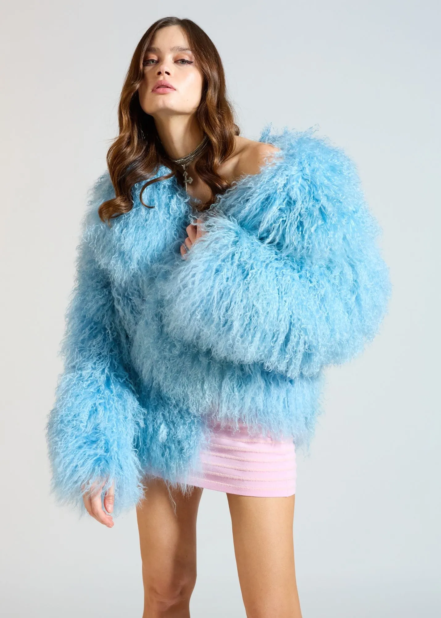 Bleu Fur Coat