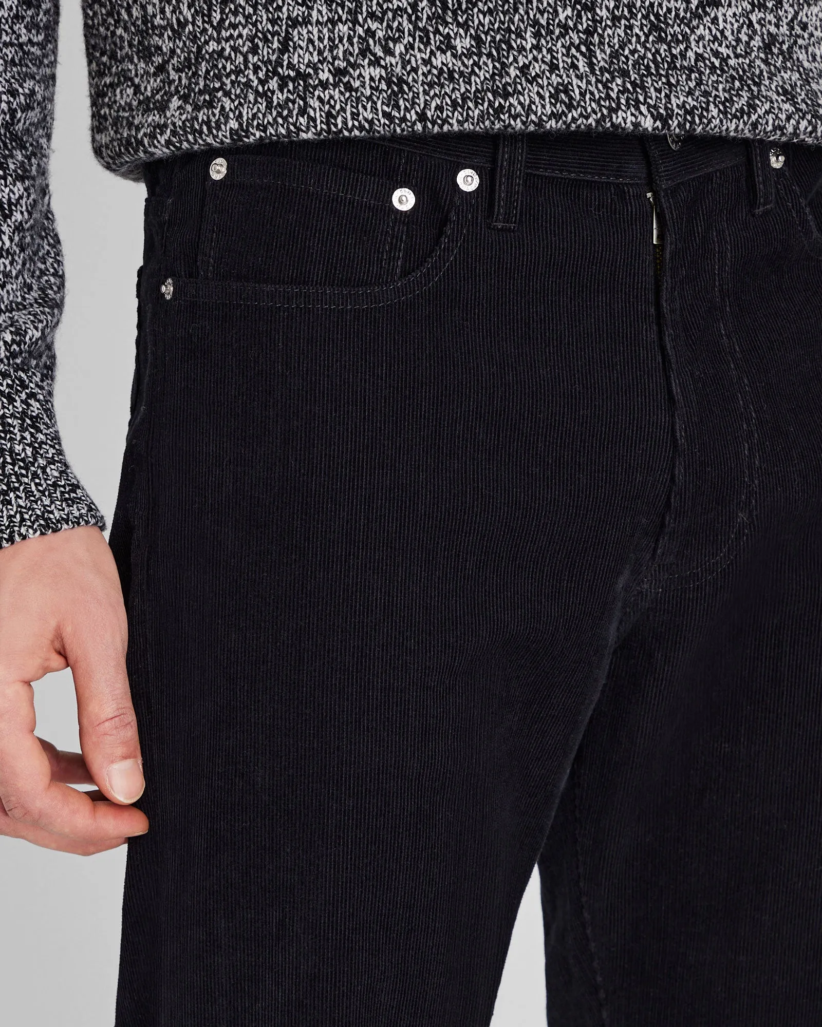 Corduroy 5-Pocket Straight Pant