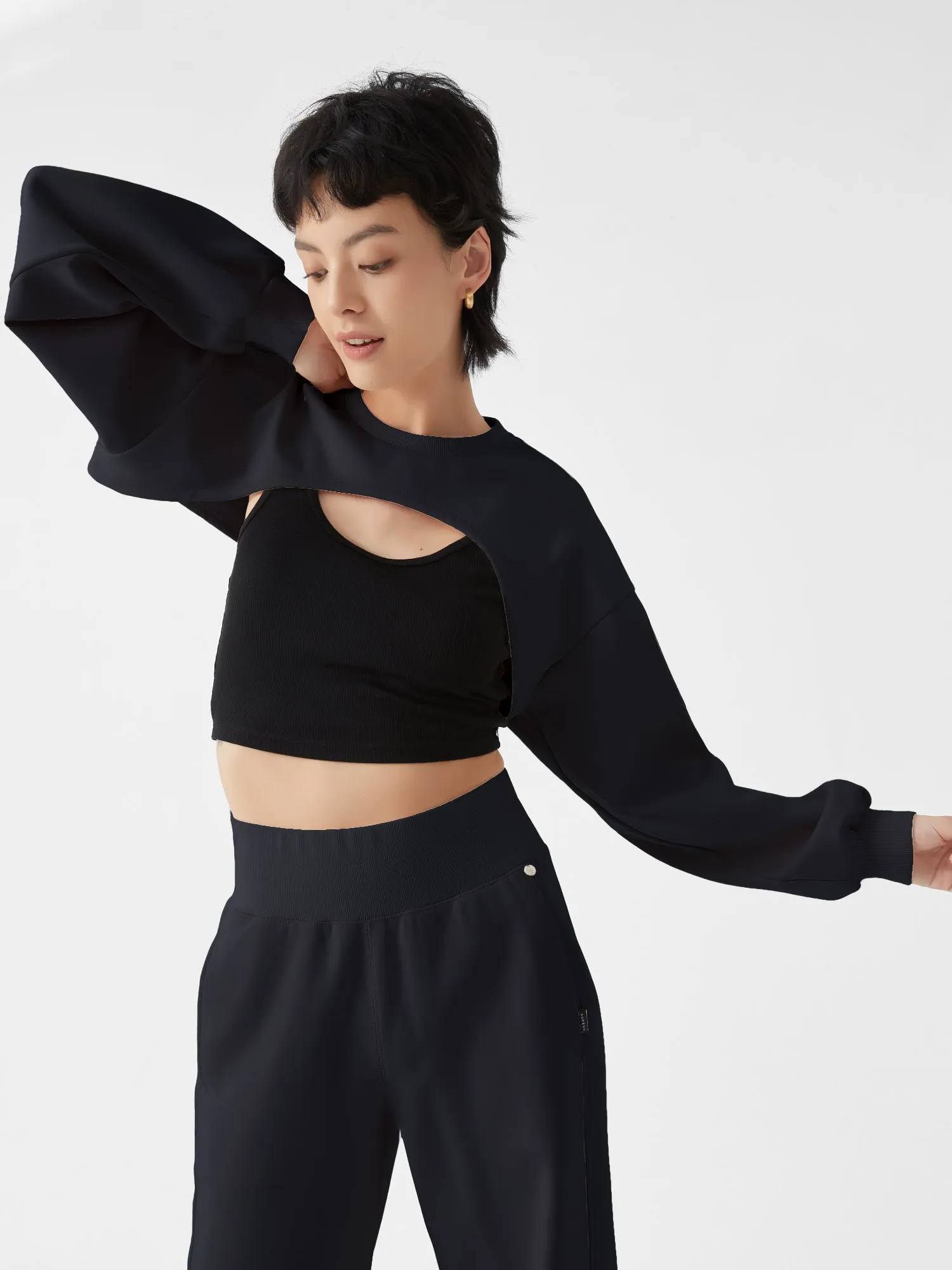 Cubby Shrug Sweater, Cropped