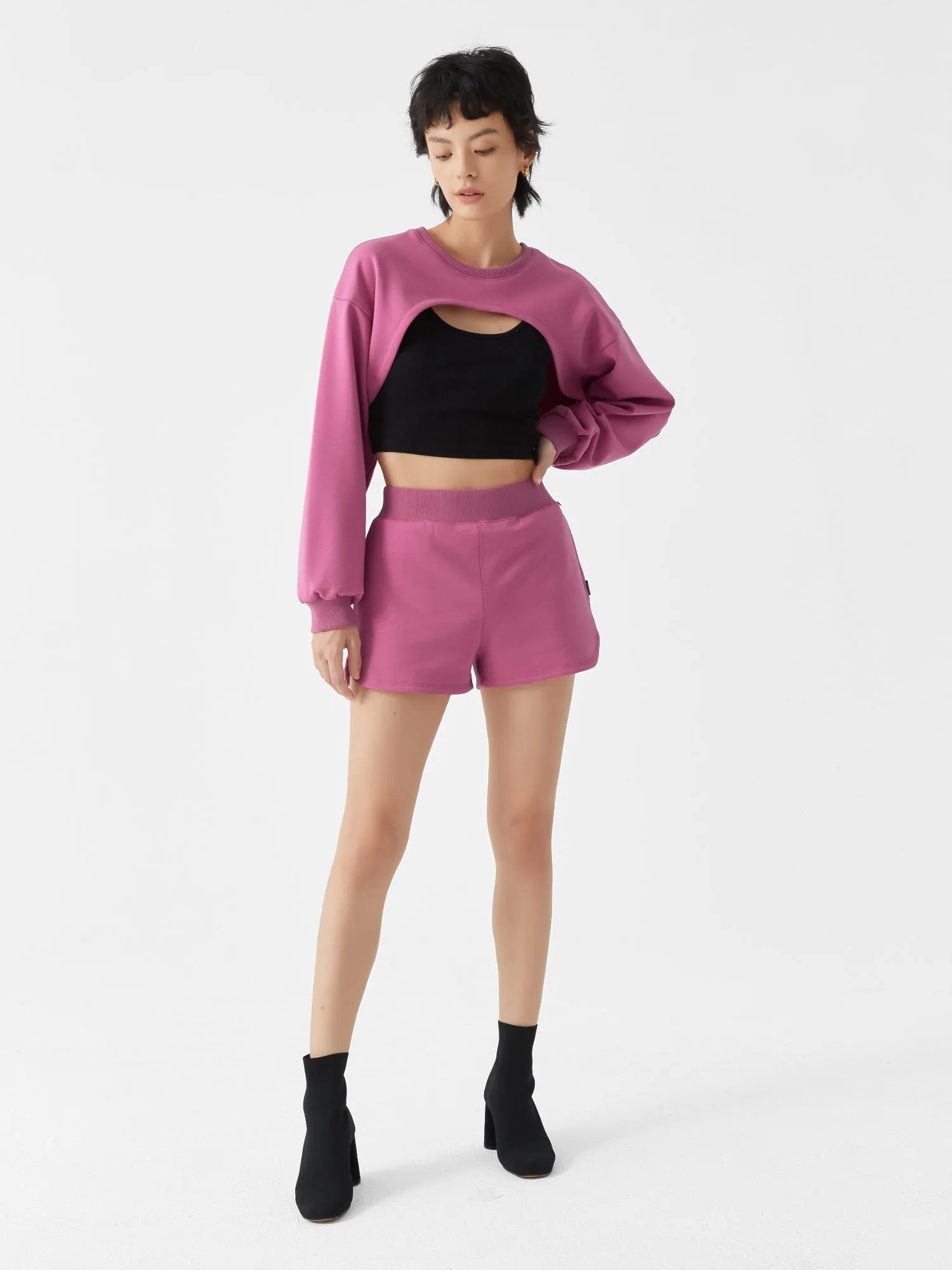 Cubby Shrug Sweater, Cropped