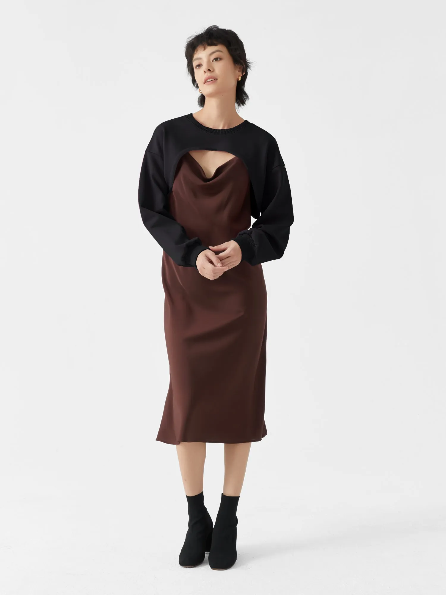 Cubby Shrug Sweater, Cropped