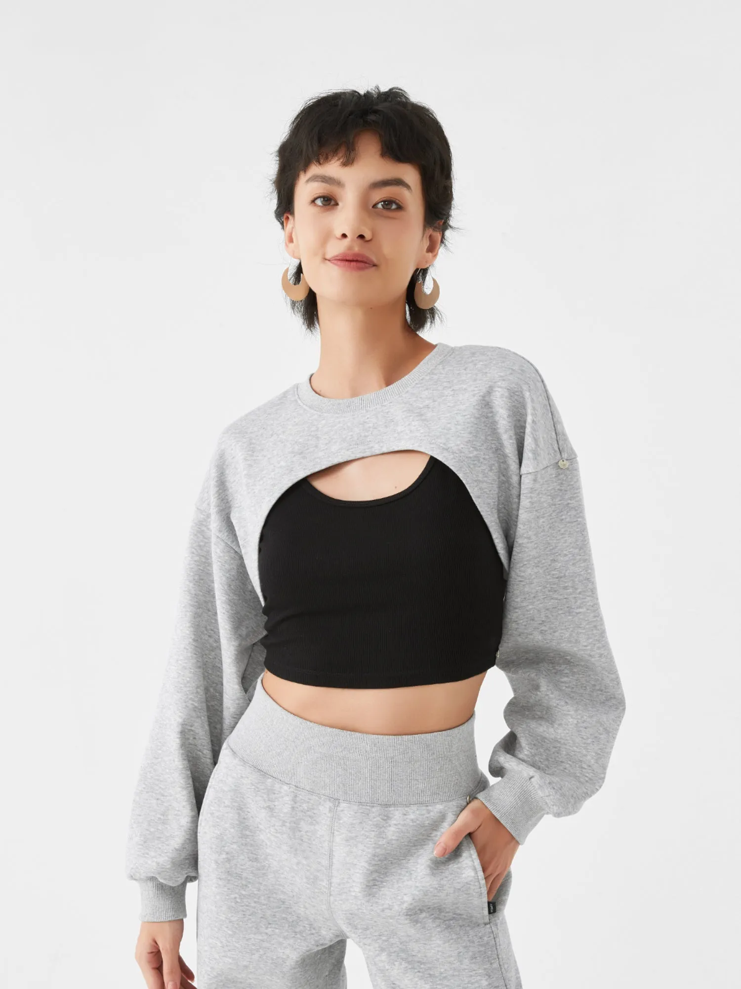 Cubby Shrug Sweater, Cropped