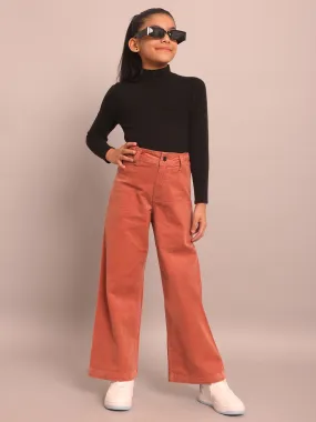 Girls peach corduroy pants