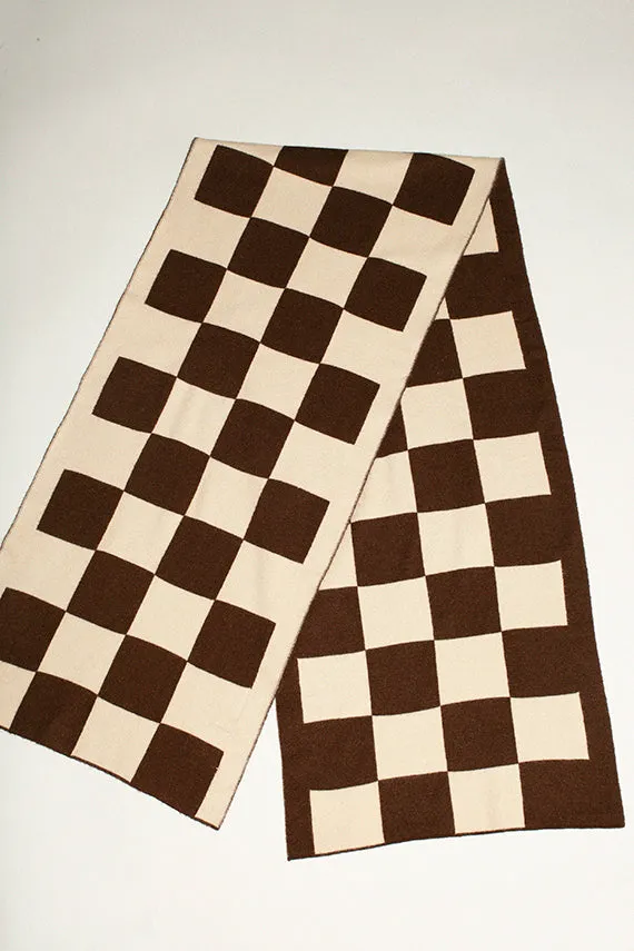 Mahogany Presley Knit Scarf