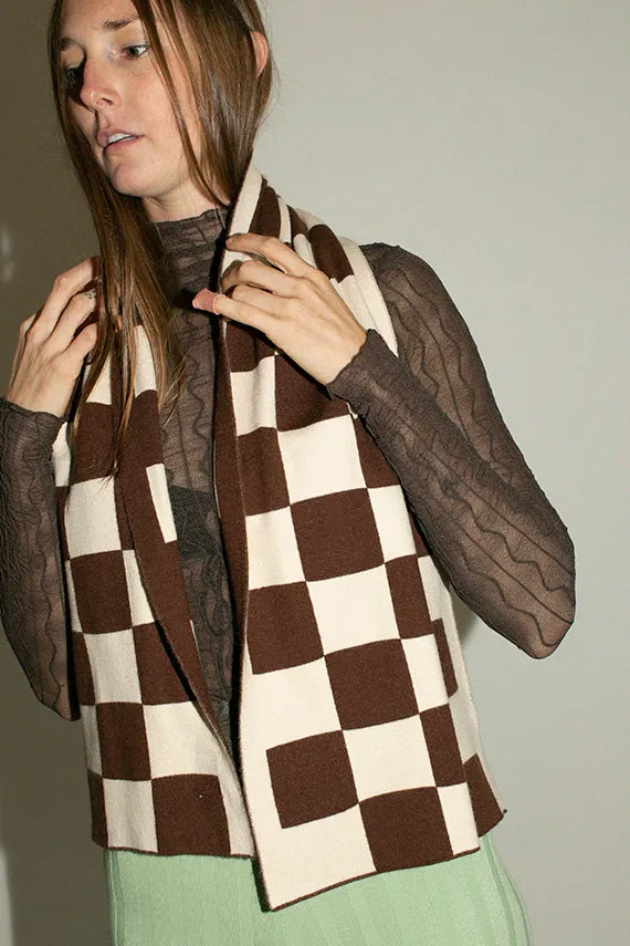 Mahogany Presley Knit Scarf