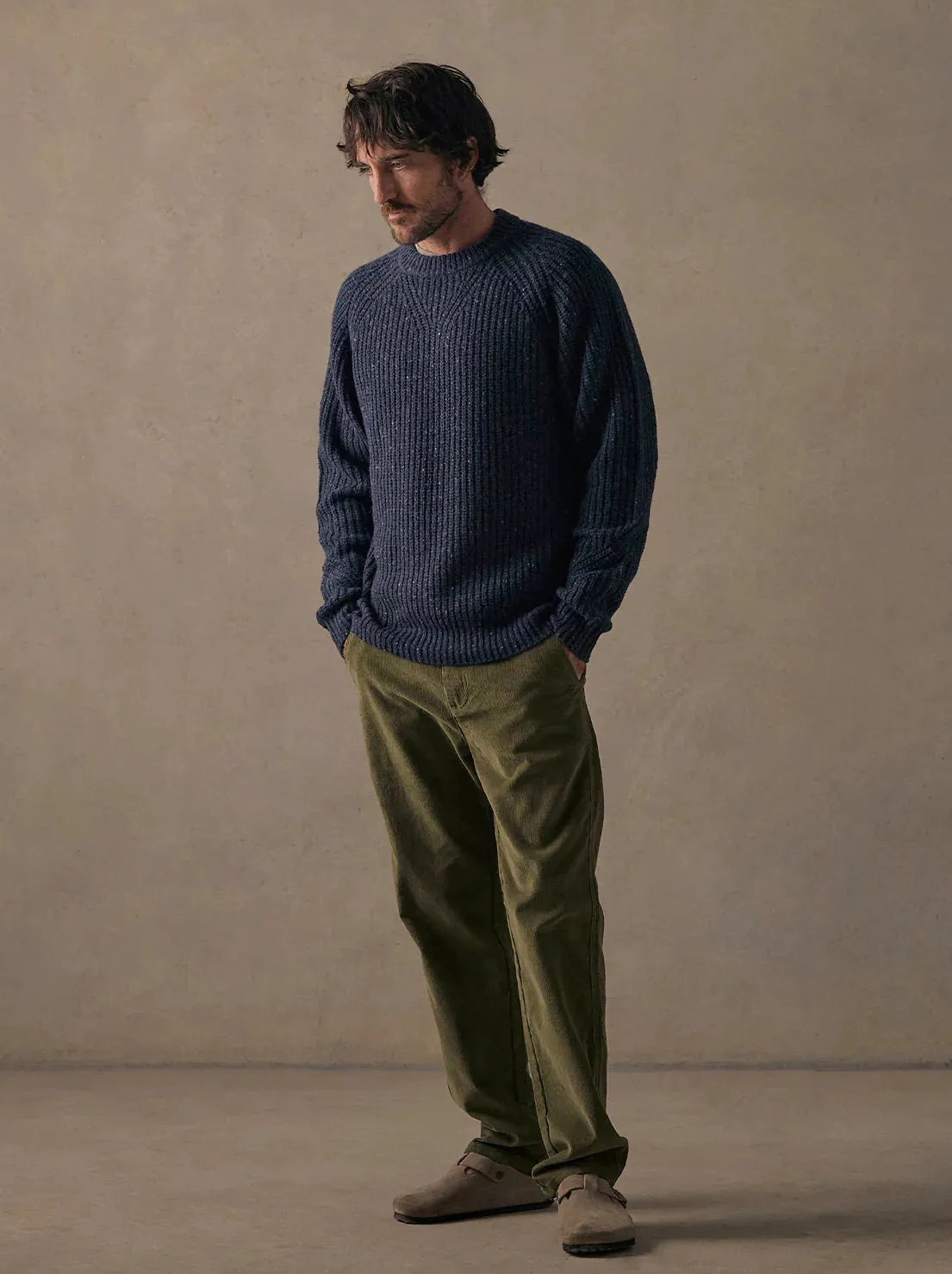 McTAVISH - Cord Pants - Ash Green