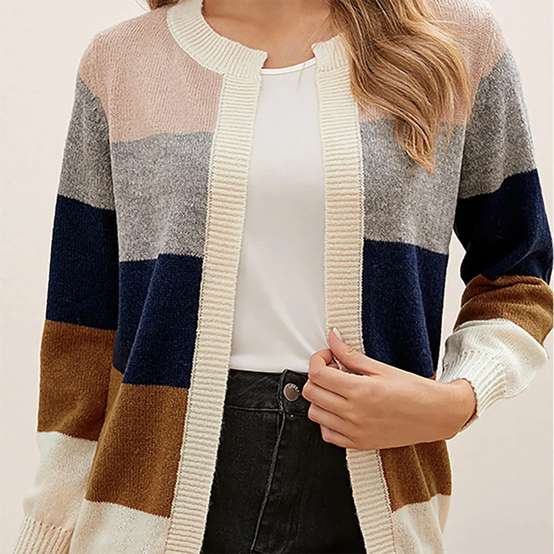 Nice cardigan with thick stripes