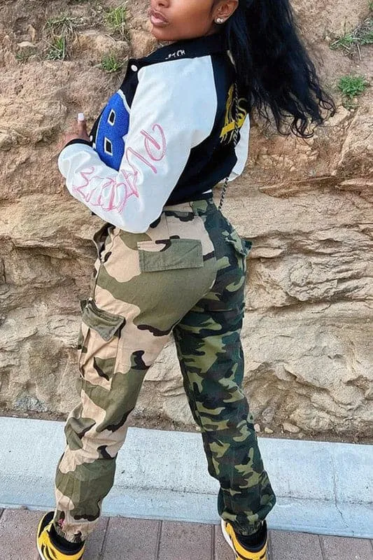 PZ271 Camouflage Ankle Pants