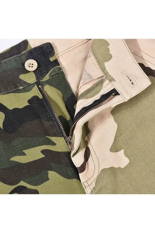 PZ271 Camouflage Ankle Pants