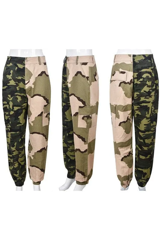 PZ271 Camouflage Ankle Pants