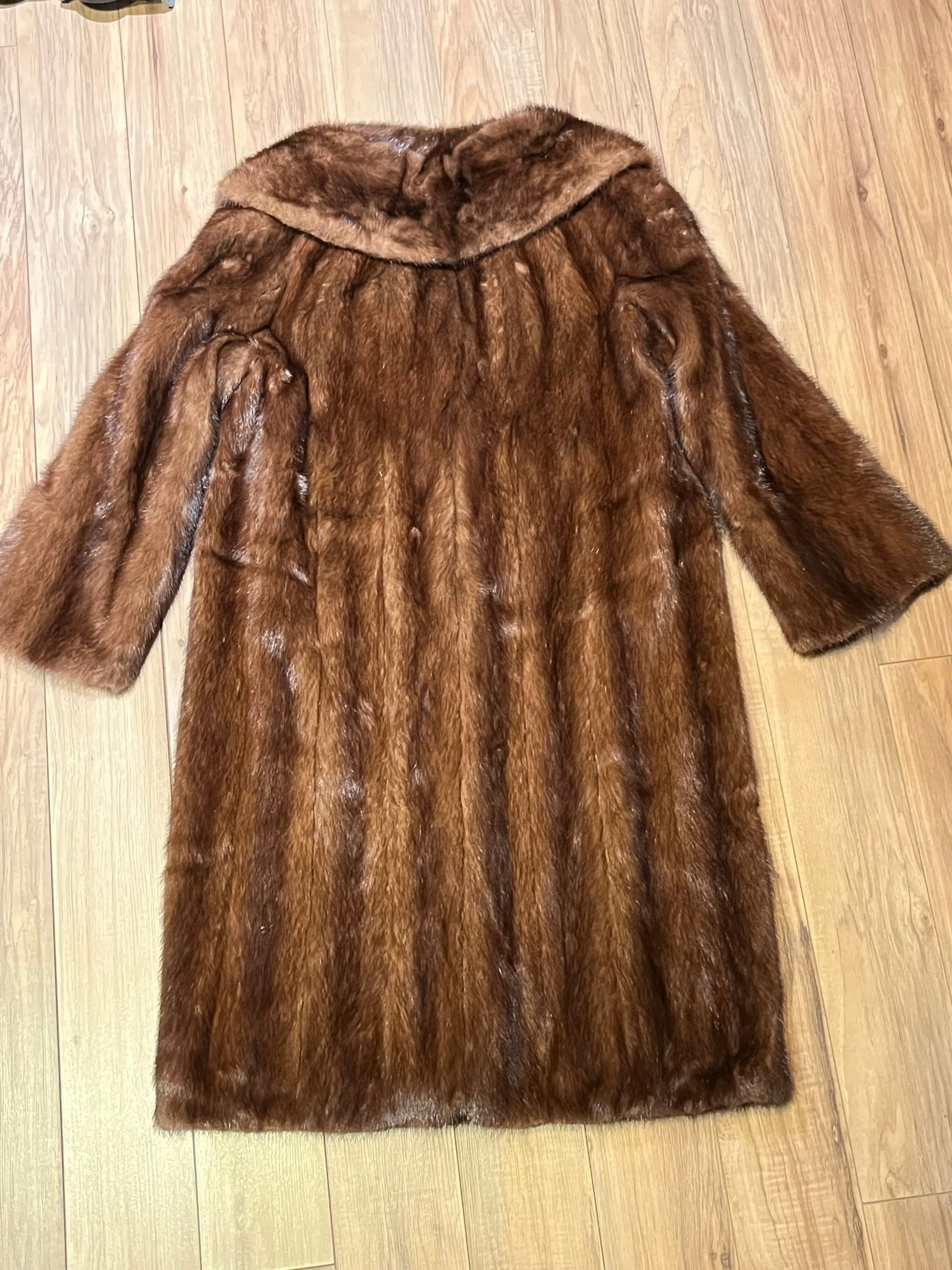 Vintage Furs by Offman Brown Fur Coat, Made in Canada, Size 10