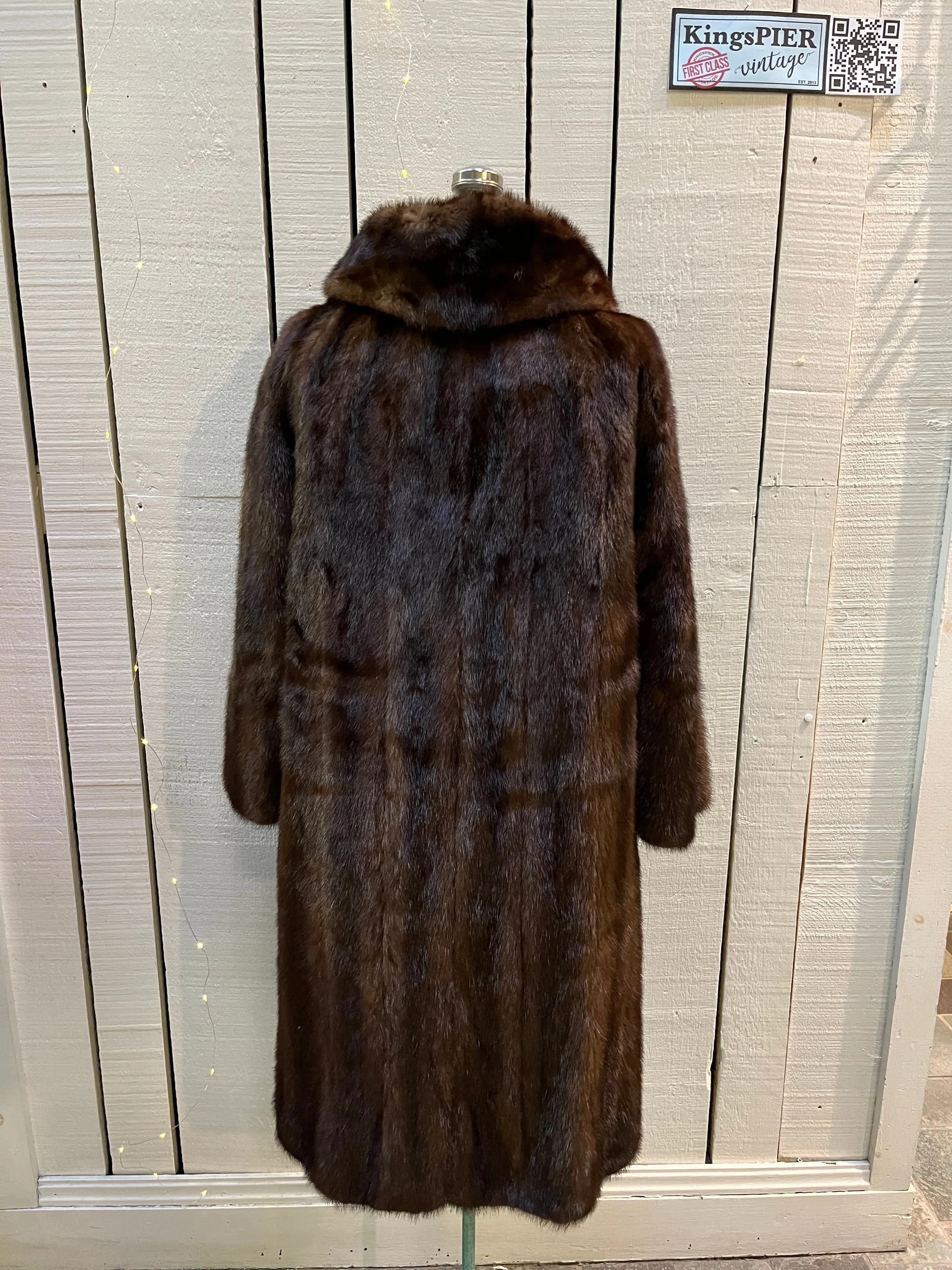 Vintage Furs by Offman Brown Fur Coat, Made in Canada, Size 10