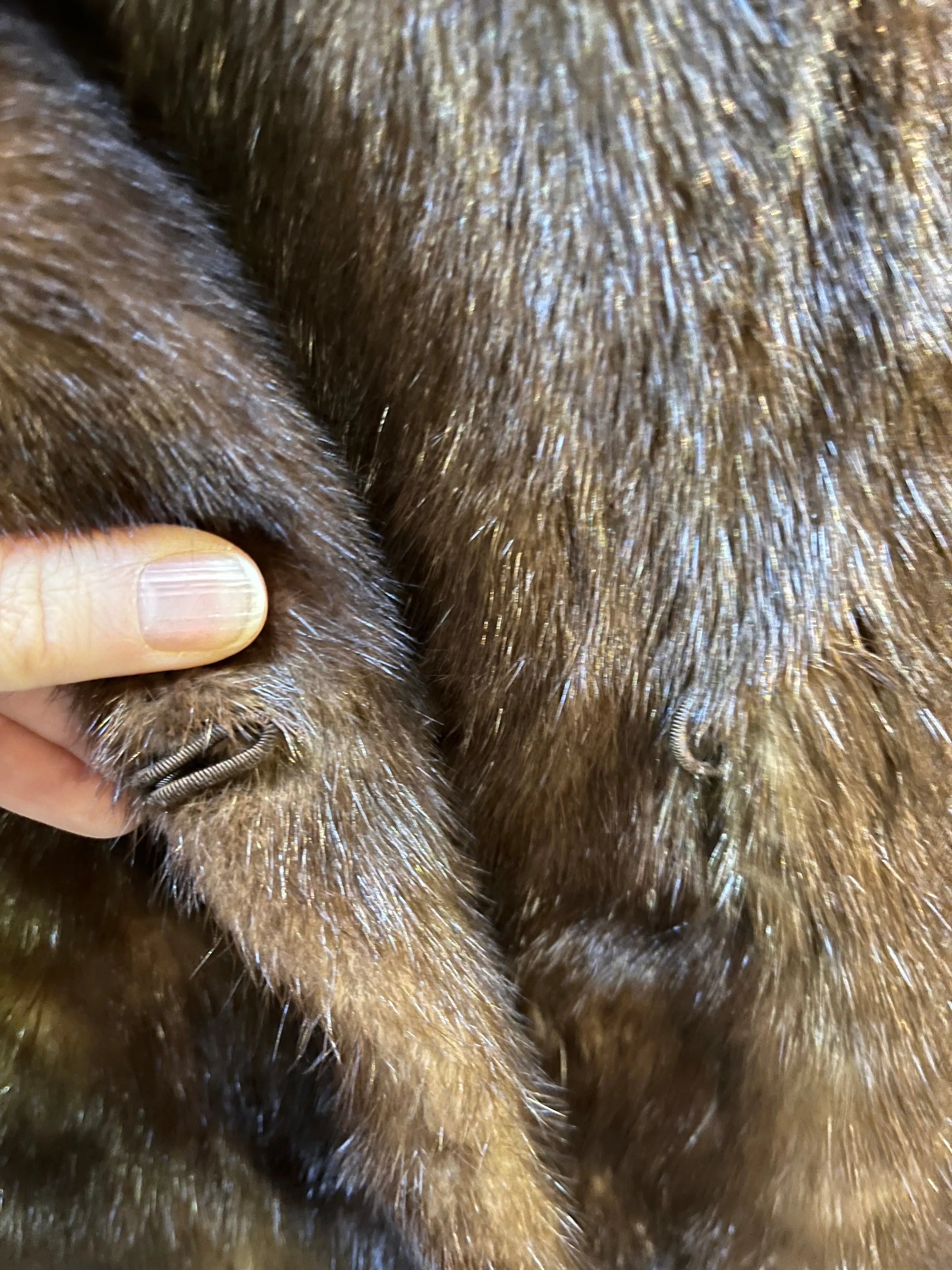 Vintage Furs by Offman Brown Fur Coat, Made in Canada, Size 10